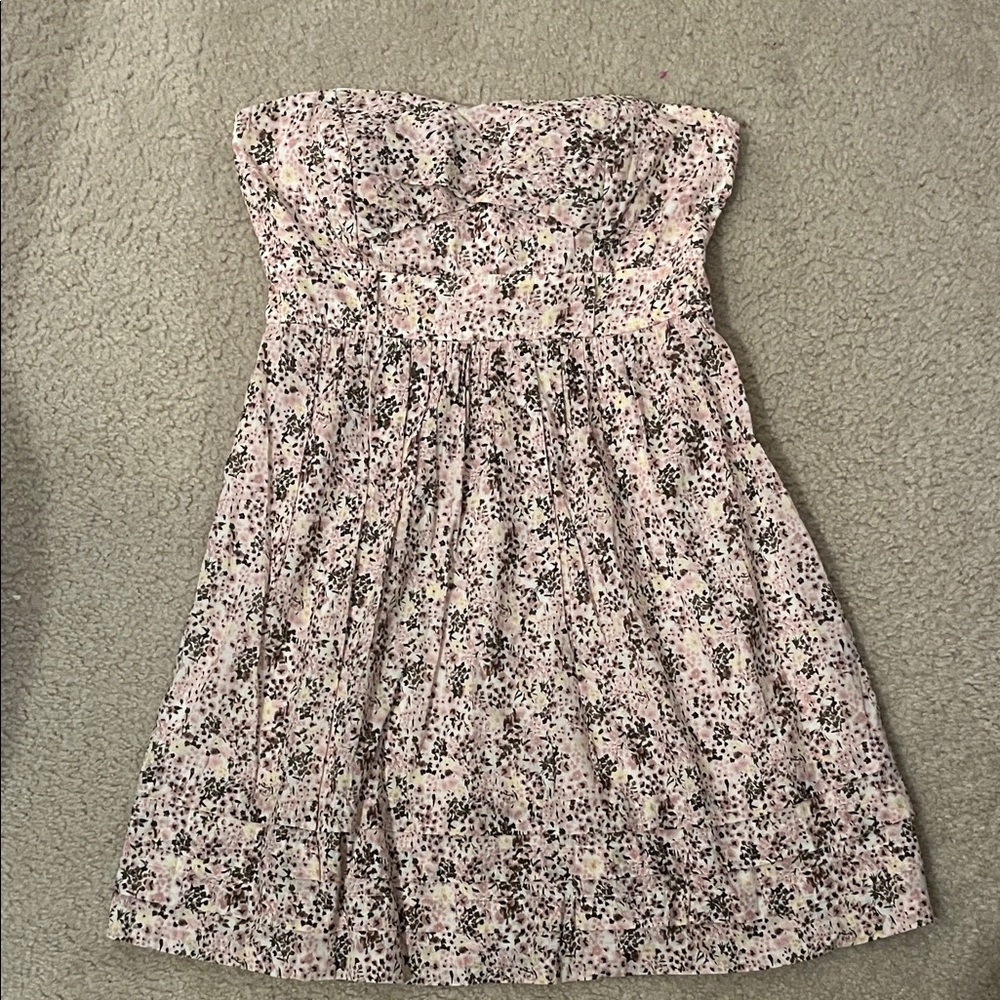 Spring strapless dress Easter dress